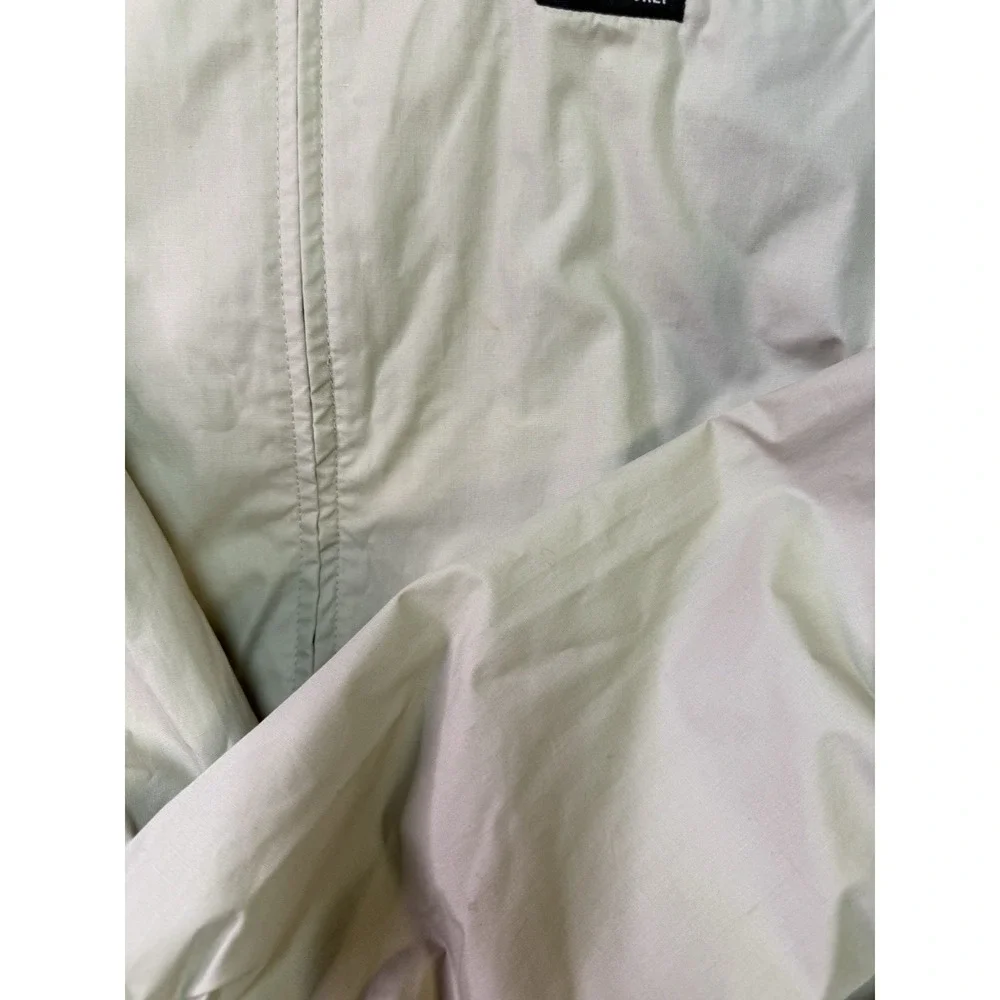 Members Only Men's Jacket Large Beige Full Zip Lightweight Bomber Windbreaker L